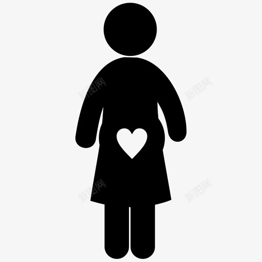 怀孕母亲妻子图标svg_新图网 https://ixintu.com 妻子 怀孕 母亲