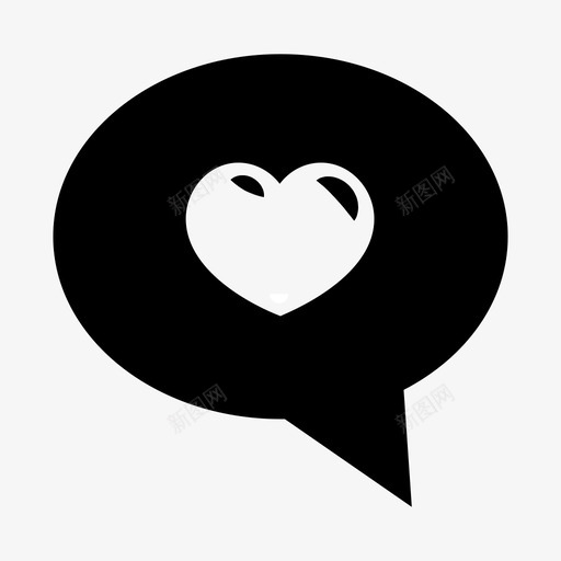 爱的宣言我爱你爱的信息图标svg_新图网 https://ixintu.com 我爱你 气球式的信息 浪漫的信息 爱的信息 爱的宣言 爱的词组