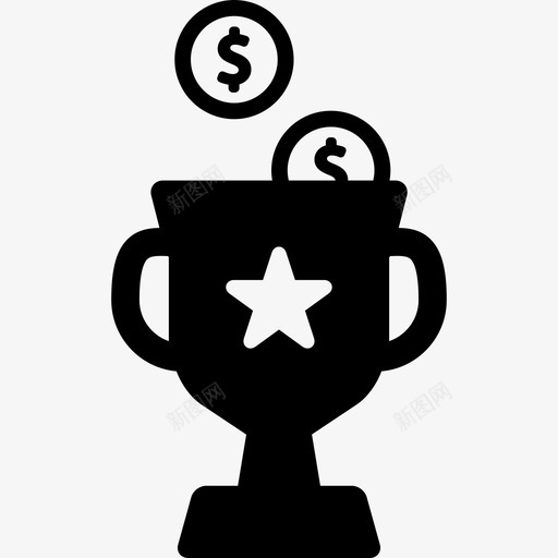 奖金生意胜利图标svg_新图网 https://ixintu.com 奖金 生意 胜利