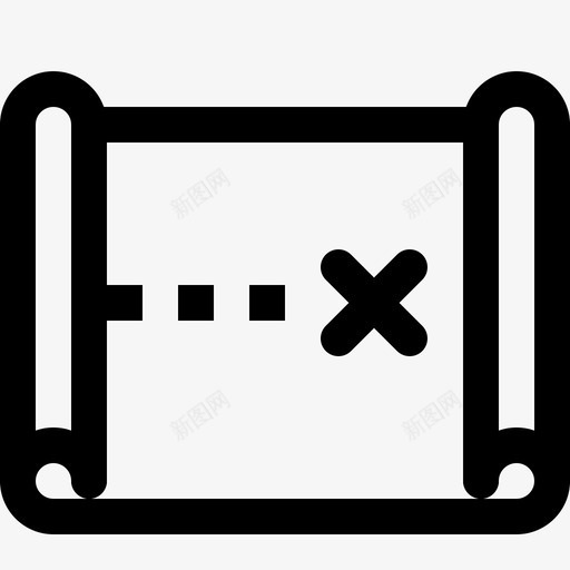地图方向目的地地标图标svg_新图网 https://ixintu.com 位置 地图和位置线图标 地图方向 地标 旅游 目的地 路线图
