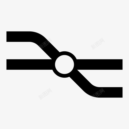 改变地铁线路立交桥地图图标svg_新图网 https://ixintu.com 地下 地图 地铁 改变地铁线路 立交桥