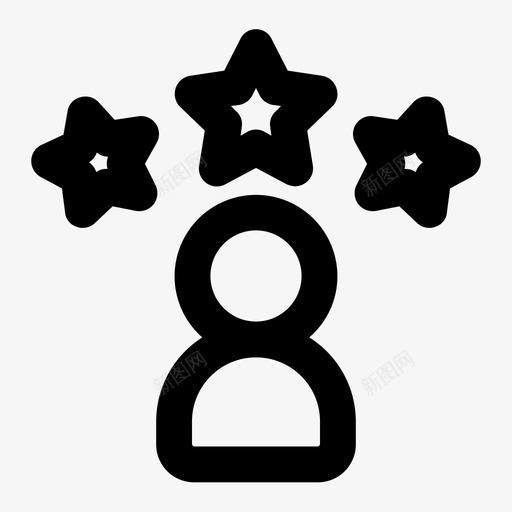 明星头像个人资料图标svg_新图网 https://ixintu.com 个人资料 头像 收视率 明星 用户