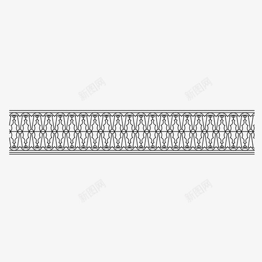 栏杆阳台栅栏图标svg_新图网 https://ixintu.com 图案 栅栏 栏杆 装饰品 阳台