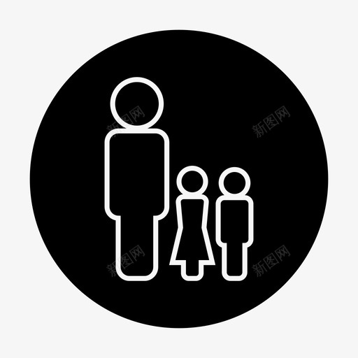 父亲孩子父母图标svg_新图网 https://ixintu.com 单身 孩子 父亲 父母 父母圈 鳏夫
