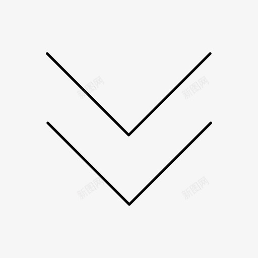 向下箭头应用程序电梯图标svg_新图网 https://ixintu.com 向下箭头 导航 应用程序 用户界面 电梯 箭头集合