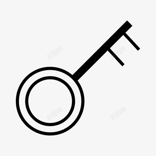 钥匙管理员房子钥匙图标svg_新图网 https://ixintu.com 万能钥匙 房子钥匙 房间钥匙 管理员 钥匙