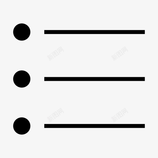 项目符号列表集合详细信息图标svg_新图网 https://ixintu.com 菜单 详细信息 集合 项目符号列表