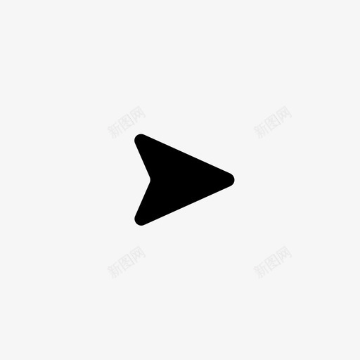 发送箭头聊天信息图标填充svg_新图网 https://ixintu.com 信息图标填充 发送箭头 聊天