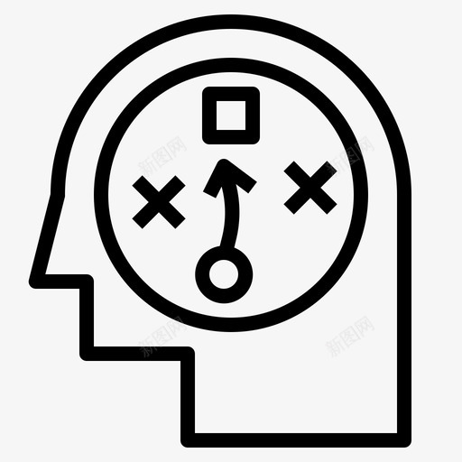 计划计算方法图标svg_新图网 https://ixintu.com 思考 方法 策划 营销管理 计划 计算