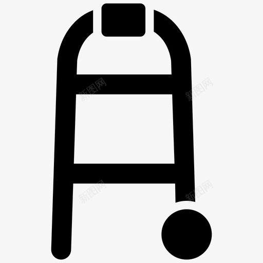 助行器残疾人医疗设备图标svg_新图网 https://ixintu.com 助行器 医疗设备 残疾人