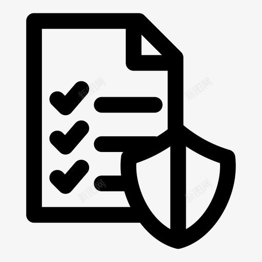 安全交易文件盾牌图标svg_新图网 https://ixintu.com 安全交易 文件 盾牌
