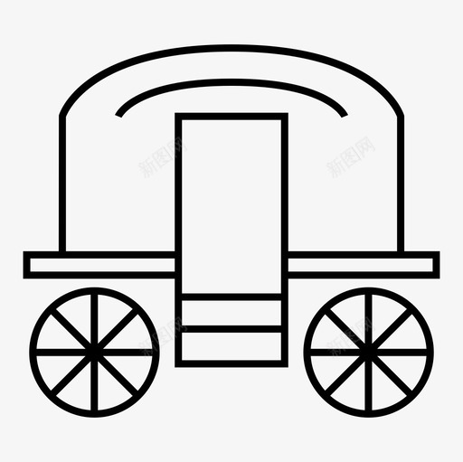 马车婚礼图标svg_新图网 https://ixintu.com 婚礼 马车