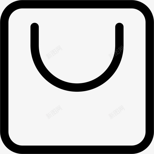 购物袋商场采购图标svg_新图网 https://ixintu.com 商场 商店 购物袋 采购