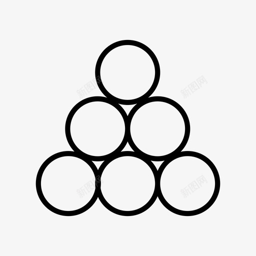斯诺克球池图标svg_新图网 https://ixintu.com 体育健身 斯诺克 池 球 运动