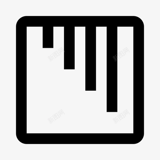 抽象几何形状图标svg_新图网 https://ixintu.com 几何 形状 抽象 抽象6 正方形 直线