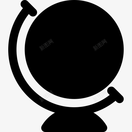 地球仪轴地理图标svg_新图网 https://ixintu.com 地图位置实体图标 地球仪 地理 旅行 纬度 轴