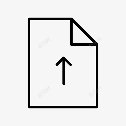 上传文件添加文件上传图标svg_新图网 https://ixintu.com 上传文件 办公室 文件上传 添加