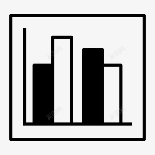 条形图活动面积图图标svg_新图网 https://ixintu.com 图表 条形图 活动 统计信息 面积图