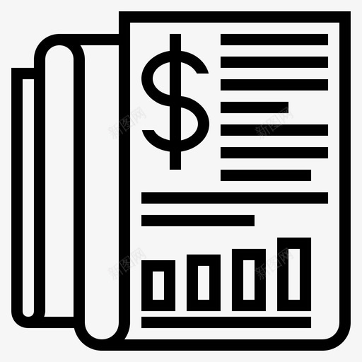 商业报道商业新闻企业新闻图标svg_新图网 https://ixintu.com 企业新闻 商业报道 商业新闻 报纸