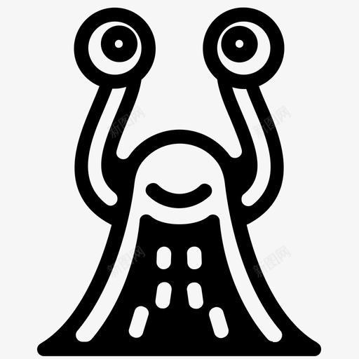 蜗牛脸腹足动物软体动物图标svg_新图网 https://ixintu.com 腹足动物 蜗牛脸 螺旋壳 软体动物