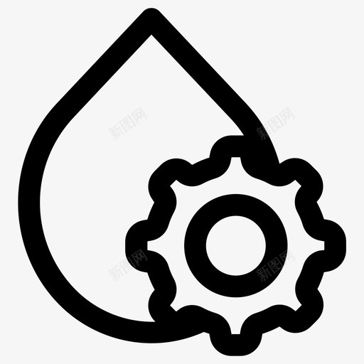 水电设置图标svg_新图网 https://ixintu.com 水 电 设置