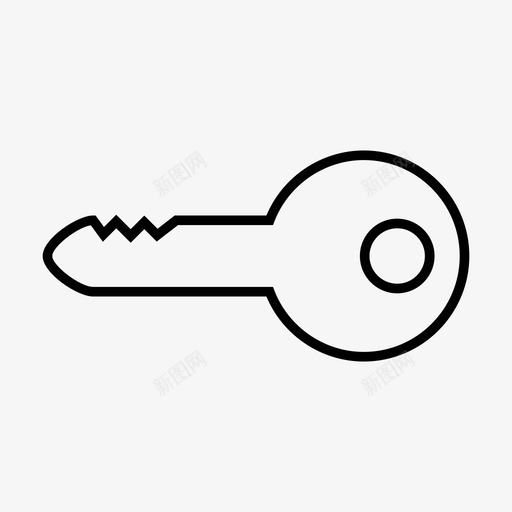 钥匙密码开锁图标svg_新图网 https://ixintu.com 密码 开锁 钥匙