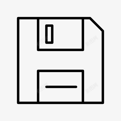 软盘软盘驱动器保存图标svg_新图网 https://ixintu.com 保存 设备附件 软盘 软盘驱动器
