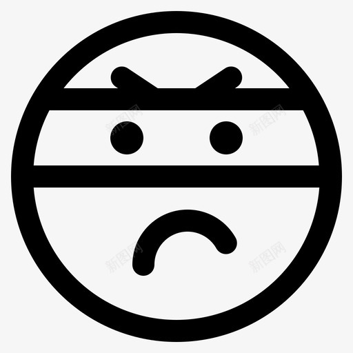 小偷表情符号图标svg_新图网 https://ixintu.com 小偷 表情符号