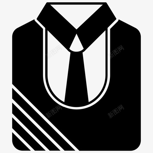 制服衣服男人图标svg_新图网 https://ixintu.com 制服 学校和教育标志 男人 衣服 衬衫