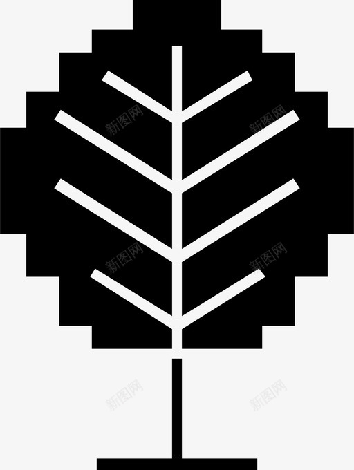 树树枝森林图标svg_新图网 https://ixintu.com 树 树枝 森林 植物 花园