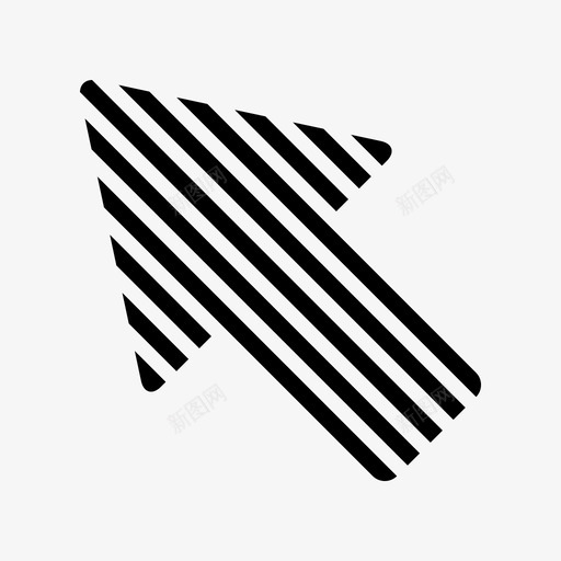左上上箭头右箭头图标svg_新图网 https://ixintu.com 上箭头 右箭头 左上