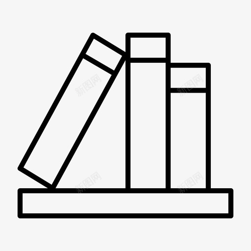 书籍书签收藏图标svg_新图网 https://ixintu.com 书签 书籍 办公室精简版 图书馆 收藏