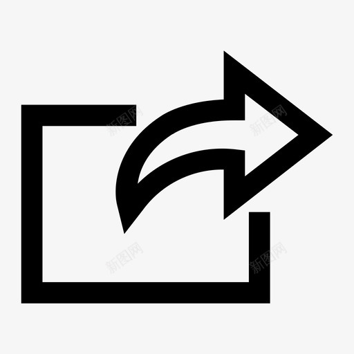 分享出口图标svg_新图网 https://ixintu.com 出口 分享