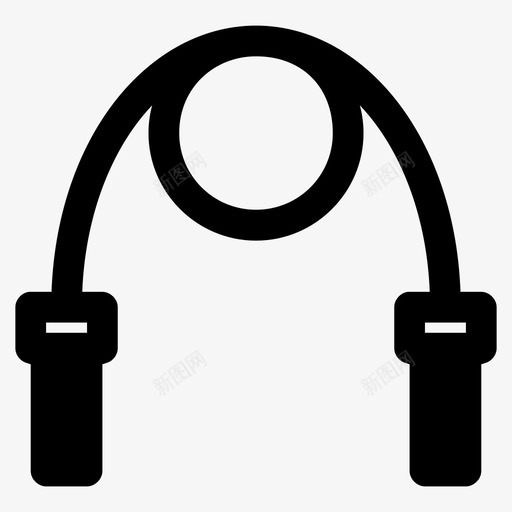 跳绳跳跃运动图标svg_新图网 https://ixintu.com 跳绳 跳跃 运动