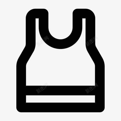 连衣裙上衣图标svg_新图网 https://ixintu.com 上衣 连衣裙
