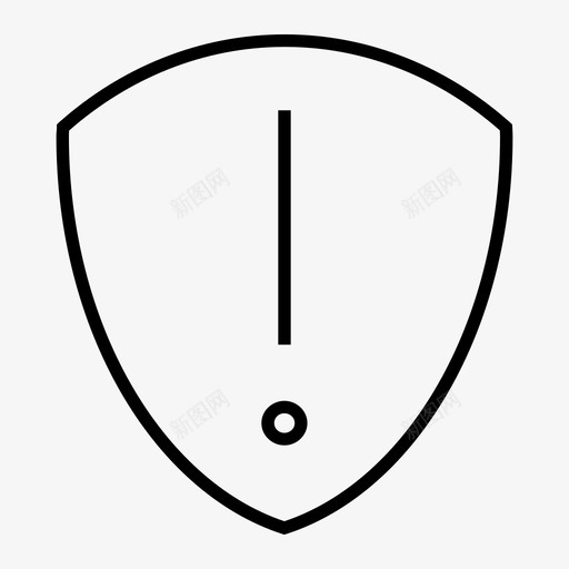警告防护罩图标svg_新图网 https://ixintu.com 警告 防护罩