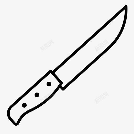 采购产品刀餐具菜刀图标svg_新图网 https://ixintu.com 厨房工具 牛排刀 菜刀 采购产品刀 餐具 餐厅