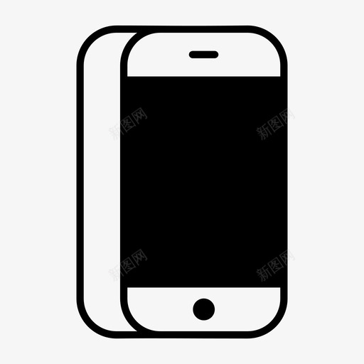 智能手机android设备图标svg_新图网 https://ixintu.com android iphone 小工具 手机 智能手机 设备