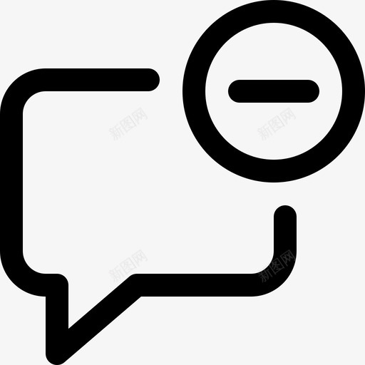 删除聊天室聊天气球消息图标svg_新图网 https://ixintu.com 删除 删除聊天室 消息 消息和聊天行图标 聊天气球 通知