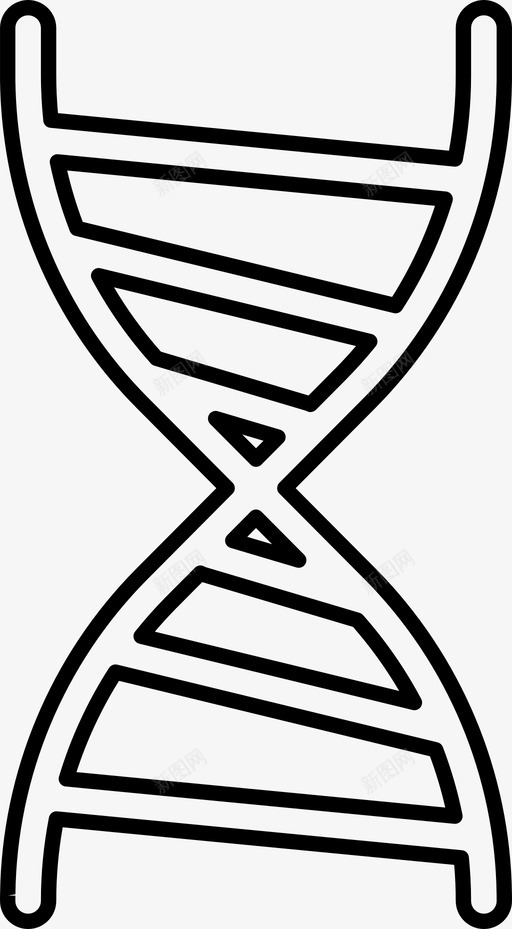 dna染色体双倍图标svg_新图网 https://ixintu.com dna 双倍 基因 染色体 科学 螺旋