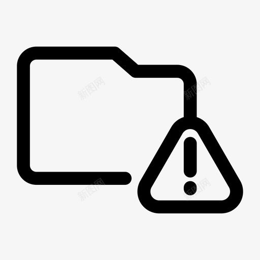 文件夹错误错误图标集svg_新图网 https://ixintu.com 文件夹错误 错误图标集