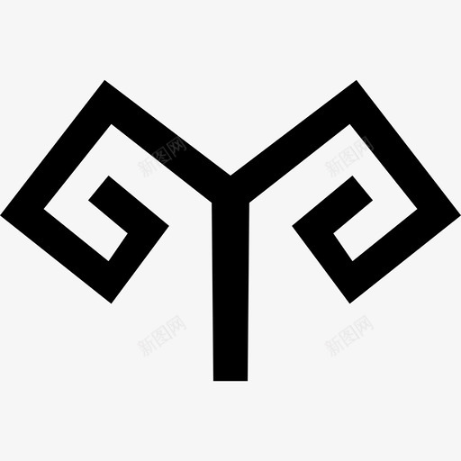 装饰品艺术图标svg_新图网 https://ixintu.com 哈萨克 哈萨克装饰品 游牧民族 艺术 装饰品 设计