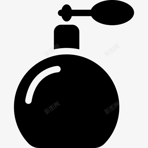 香水瓶时尚漂亮图标svg_新图网 https://ixintu.com 时尚 漂亮 香水瓶