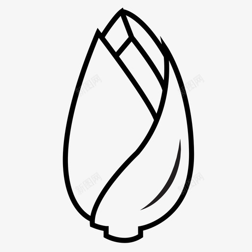 菊苣比利时菊苣蔬菜图标svg_新图网 https://ixintu.com 比利时菊苣 菊苣 蔬菜