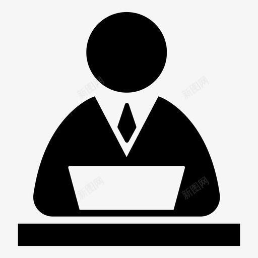 办公人员员工工作人员图标svg_新图网 https://ixintu.com 办公人员 员工 员工和业务实体图标 工作人员