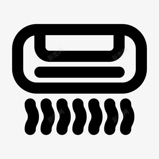 空调清爽图标svg_新图网 https://ixintu.com 清爽 空调