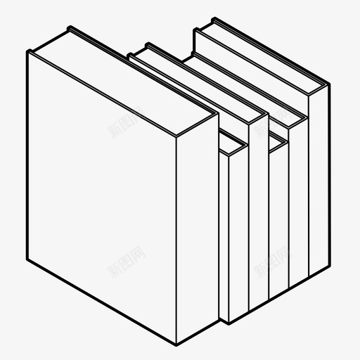 书籍参考书目图书馆图标svg_新图网 https://ixintu.com 书籍 书籍2 出版物 参考书目 图书馆 研究