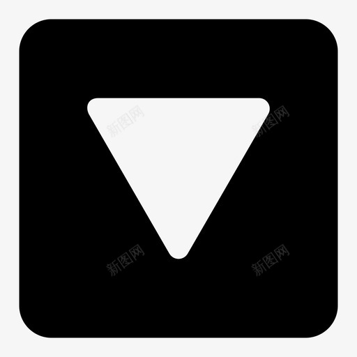 向下箭头按钮向下移动图标svg_新图网 https://ixintu.com 向下滚动 向下移动 向下箭头 按钮 箭头关闭