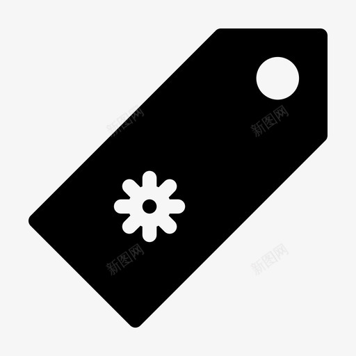 塔格圣诞节图标svg_新图网 https://ixintu.com 圣诞节 塔格