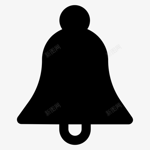 铃声警报事件图标svg_新图网 https://ixintu.com 事件 警报 通知 铃声